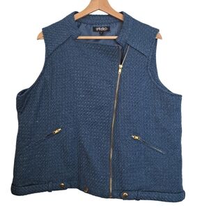 Spirited by Randolph Duke NWOT tweed vest 1X